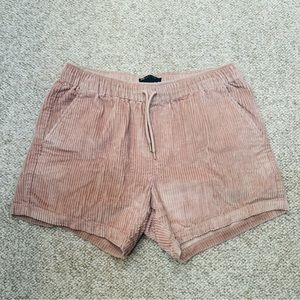ASOS Men’s Pink Corduroy Shorts (Size M)